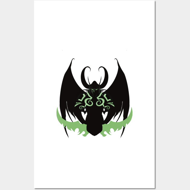 Illidan Stormrage Wall Art by RatKingRatz